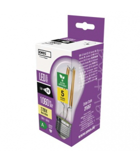 Żarówka LED Filament A60 / E27 / 5 W (75 W) / 1 060 lm / ciepła biel EMOS ZF5157