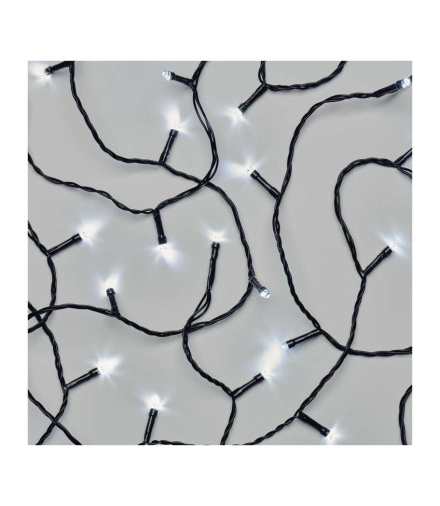 Lampki choinkowe LED Cluster, 80 LED 5,6 m, 3x AA, zimna biel, IP44, timer EMOS D4FC02