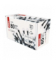 Lampki choinkowe LED Cluster, 80 LED 5,6 m, 3x AA, zimna biel, IP44, timer EMOS D4FC02
