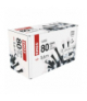Lampki choinkowe LED Cluster, 80 LED 5,6 m, 3x AA, zimna biel, IP44, timer EMOS D4FC02