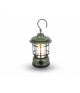 Lampa kempingowa LED COB z akumulatorem 18650 zielona LAMEX LXK20Z