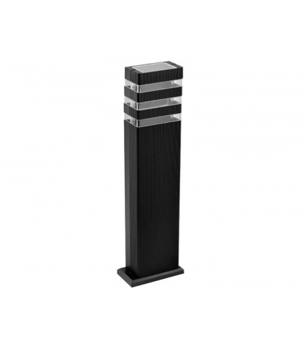 PS SŁUPEK OGRODOWY Z CZUJNIKIEM RUCHU SO-40 1xGU10 110x65x400mm +PIR CZARNY LAMEX LXEC79422