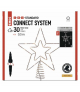 Oświetlenie łączone Standard - gwiazda na szpic 30 LED 28 cm, ciepła biel, IP44 EMOS Lighting D1ZW01