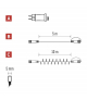 Oświetlenie łączone Standard - zestaw zasilacz + 100LED 10m ciepła biel, IP44, timer EMOS Lighting D1AW01