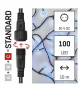 Oświetlenie łączone Standard - łańcuch 100 LED 10m niebieski, IP44 EMOS Lighting D1AB01