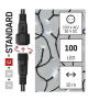 Oświetlenie łączone Standard - łańcuch 100 LED 10m zimna biel, IP44 EMOS Lighting D1AC03
