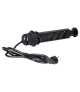 Gniazdo meblowe Ø6cm wysuwane z blatu z ładowarką USB, blokadą i przewodem 1,8m, 3x2P+Z (Schuko), czarne Orno OR-AE-1349(GS)/B