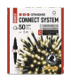 Oświetlenie łączone Standard - łańcuch 50 LED 5m ciepła biel, IP44 EMOS Lighting D1AW02