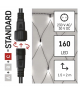 Oświetlenie łączone Standard - siatka 160 LED 1,5x2 m zimna biel, IP44 EMOS Lighting D1DC01