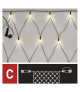 Oświetlenie łączone Standard- siatka 160 LED 1,5x2 m ciepła biel, IP44 EMOS Lighting D1DW01