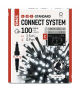 Oświetlenie łączone Standard - sople 100 LED 2,5 m zimna biel, IP44 EMOS Lighting D1CC01