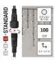 Oświetlenie łączone Standard - sople 100 LED 2,5 m ciepła biel, IP44 EMOS Lighting D1CW01