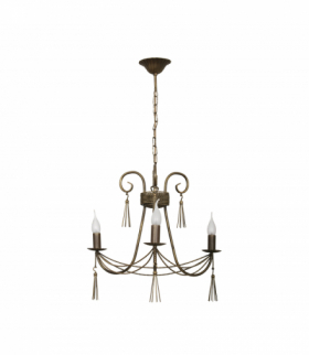 TWIST Żyrandol w stylu klasycznym E14 max 10W LED Brąz Nowodvorski 2764