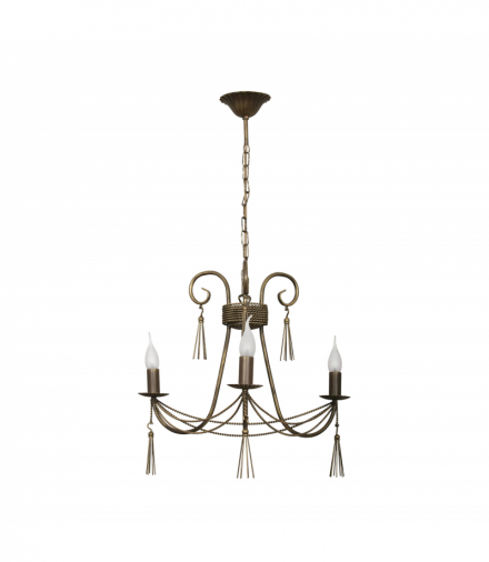 TWIST Żyrandol w stylu klasycznym E14 max 10W LED Brąz Nowodvorski 2764