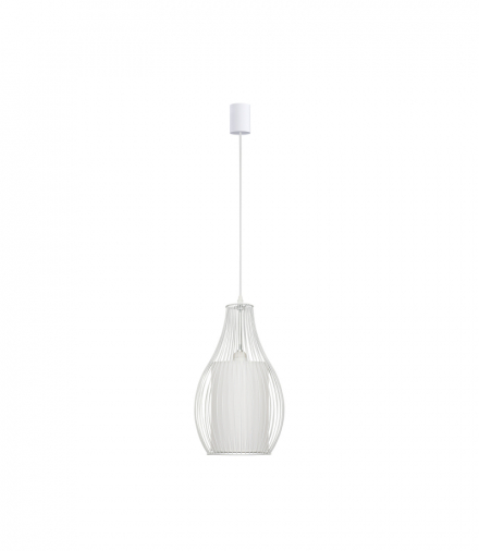 CAMILLA Lampa wisząca w stylu nowoczesnym E27 max 25W LED Biały Nowodvorski 4611