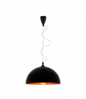HEMISPHERE L Lampa wisząca w stylu nowoczesnym E27 max 1x60W Czarny Nowodvorski 4844