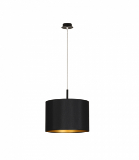 ALICE L Lampa wisząca w stylu nowoczesnym E27 max 25W LED Czarno-złoty Nowodvorski 4961