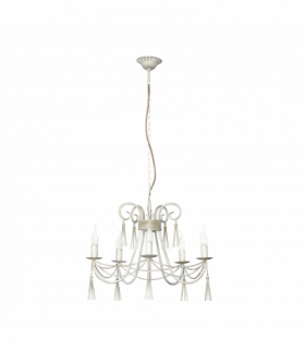 TWIST Żyrandol w stylu klasycznym E14 max 10W LED Biały Nowodvorski 4984