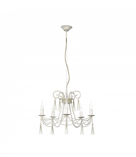 TWIST Żyrandol w stylu klasycznym E14 max 10W LED Biały Nowodvorski 4984