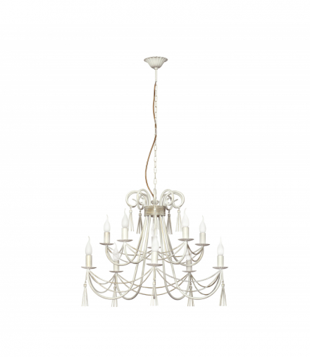 TWIST Żyrandol w stylu klasycznym E14 max 10W LED Biały Nowodvorski 4985