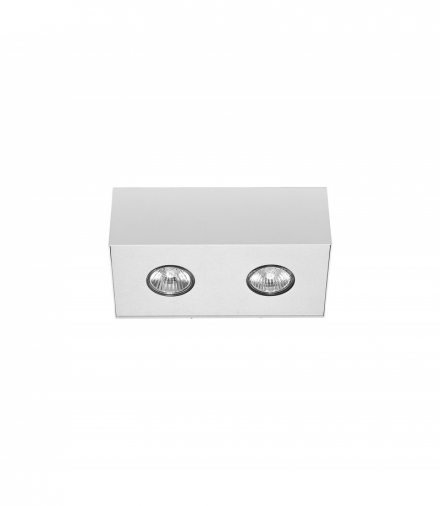 CARSON Lampa w stylu industrialnym GU10 max 2x50W Biały Nowodvorski 5574