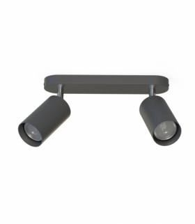 EYE SPOT Lampa w stylu nowoczesnym GU10 max 2x10W LED Grafitowy Nowodvorski 6135