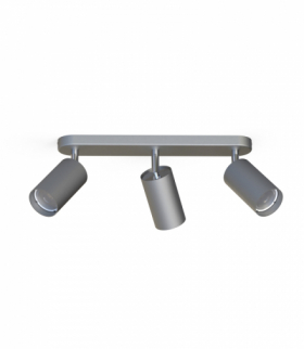 EYE SPOT Lampa w stylu nowoczesnym GU10 max 3x10W LED Srebrny Nowodvorski 6141