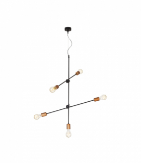 STICKS Lampa wisząca w stylu industrialnym E27 max 25W LED Czarny Nowodvorski 6270
