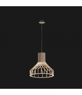 BIO Lampa wisząca w stylu skandynawskim GU10 max 10W LED Naturalne drewno Nowodvorski 6333
