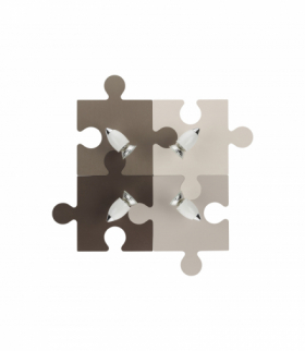 PUZZLE Lampa do pokoju dziecięcego GU10 max 4x15W Multikolor Nowodvorski 6382