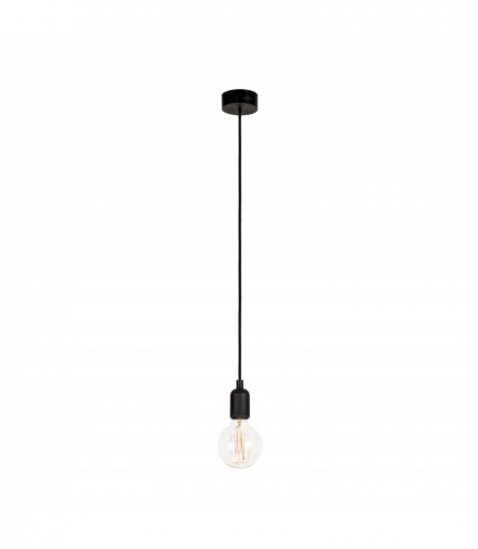 SILICONE Lampa wisząca w stylu skandynawskim E27 max 25W LED Czarny Nowodvorski 6404