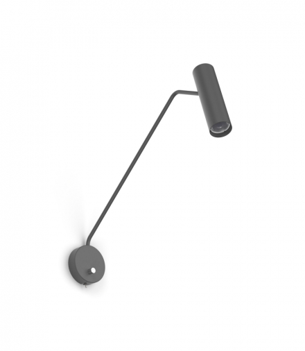 EYE SUPER Kinkiet regulowany z wyłącznkiem w stylu nowoczesnym GU10 max 10W LED Grafitowy Nowodvorski 6494