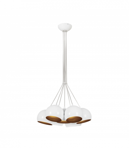 BALL Lampa wisząca w stylu nowoczesnym GU10 max 7x35W Biały Nowodvorski 6604