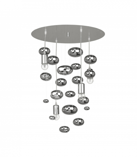 SALVA G Lampa w stylu nowoczesnym E27 max 25W LED Chrom Nowodvorski 6845