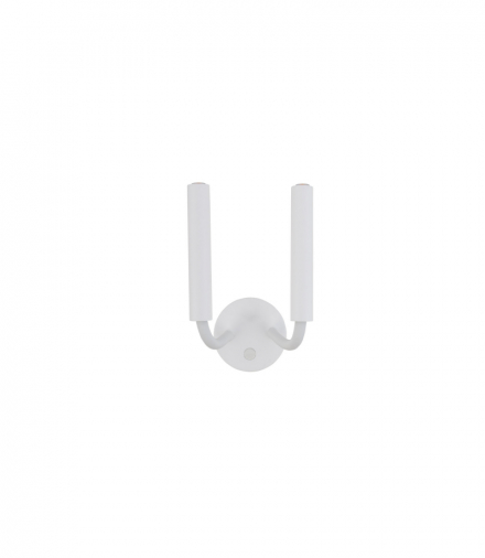 STALACTITE Kinkiet regulowany z wyłącznkiem w stylu nowoczesnym G9 max 2x10W LED Biały Nowodvorski 8354