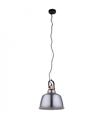 AMALFI L Lampa wisząca w stylu industrialnym E27 max 25W LED Srebrny Nowodvorski 8380