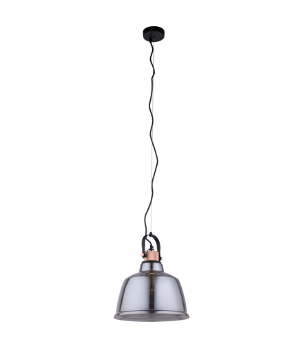 AMALFI L Lampa wisząca w stylu industrialnym E27 max 25W LED Srebrny Nowodvorski 8380