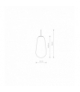CAMELEON PEAR L w stylu nowoczesnym Transparentny Nowodvorski 8532