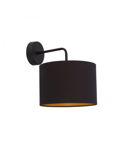 ALICE Kinkiet w stylu nowoczesnym E27 max 10W LED Czarno-złoty Nowodvorski 9084