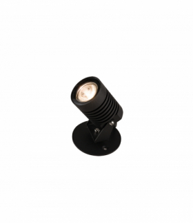 SPIKE LED S Lampa w stylu nowoczesnym LED max 5W 3000K 300lm Czarny Nowodvorski 9101