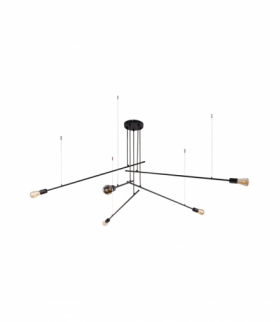 PILE Lampa wisząca w stylu nowoczesnym E27 max 25W LED Czarny Nowodvorski 9127