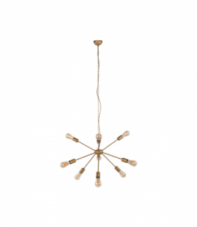 ROD Lampa wisząca w stylu nowoczesnym E27 max 9x60W Złoty Nowodvorski 9130