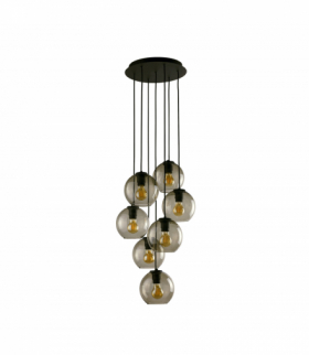VETRO Lampa wisząca w stylu nowoczesnym E27 max 25W LED Dymiony Nowodvorski 9131
