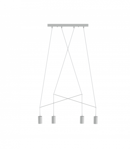IMBRIA Lampa wisząca w stylu nowoczesnym GU10 max 10W LED Biały Nowodvorski 9191
