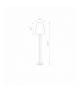 GALAXY Lampa w stylu nowoczesnym E27 max 25W LED Biały Nowodvorski 9246