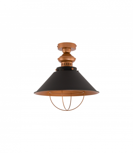 GARRET Lampa w stylu industrialnym E27 max 25W LED Czekoladowy Nowodvorski 9247