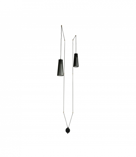 DOVER Kinkiet regulowany z wyłącznkiem w stylu skandynawskim GU10 max 10W LED Czarny Nowodvorski 9263