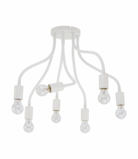 FLEX Lampa w stylu nowoczesnym E27 max 7x60W Biały Nowodvorski 9274