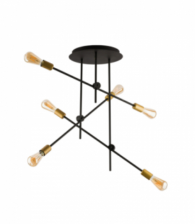 AXIS Lampa w stylu industrialnym E27 max 25W LED Czarny Nowodvorski 9297