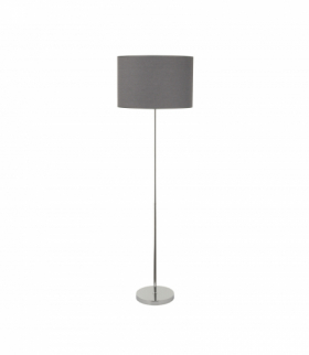 HOTEL Lampa Podłogowa w stylu nowoczesnym E27 max 25W LED Szary Nowodvorski 9300